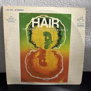 Hair The American Tribal Love Rock Musical Vinyl Record LP 1968 LSO-1150